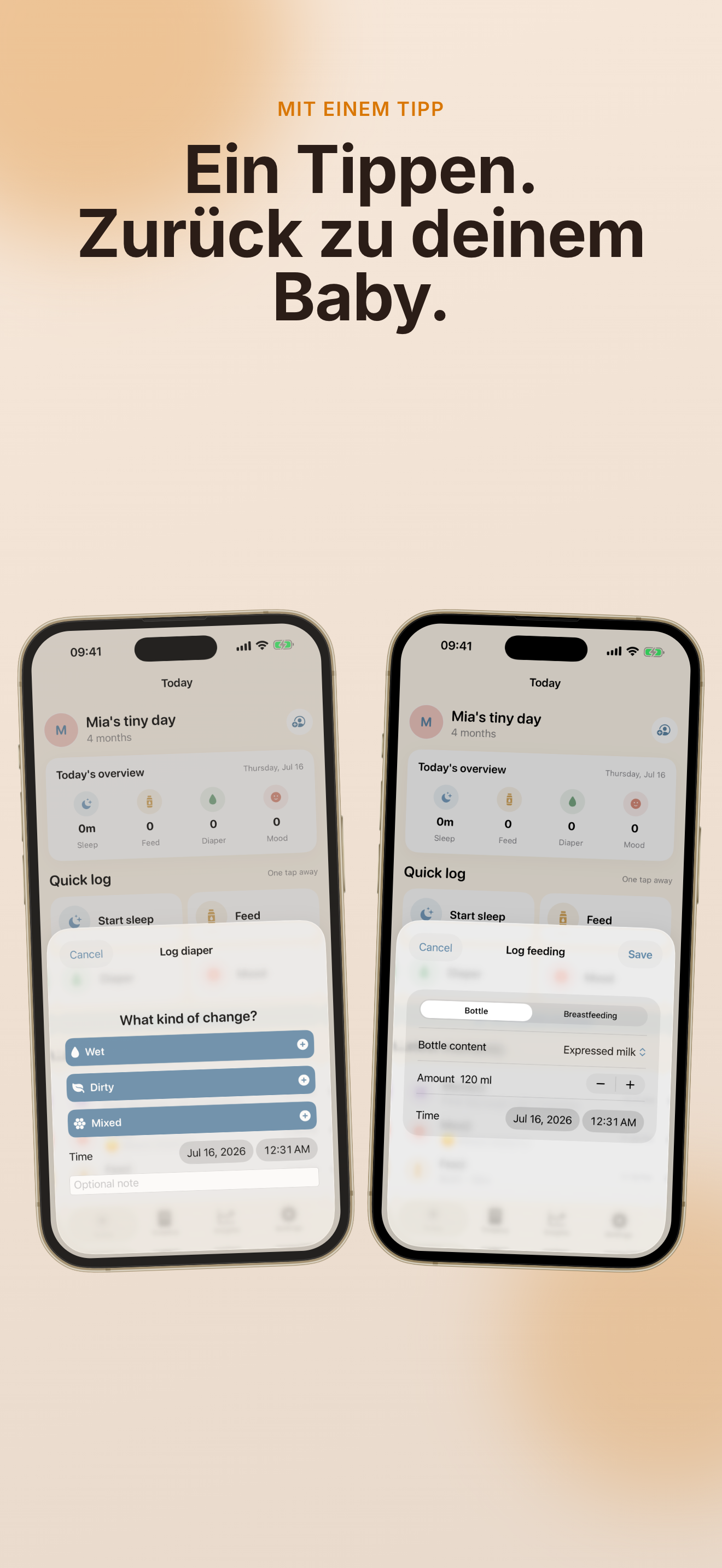 TinyDay Baby-Tracker App-Screenshot 4