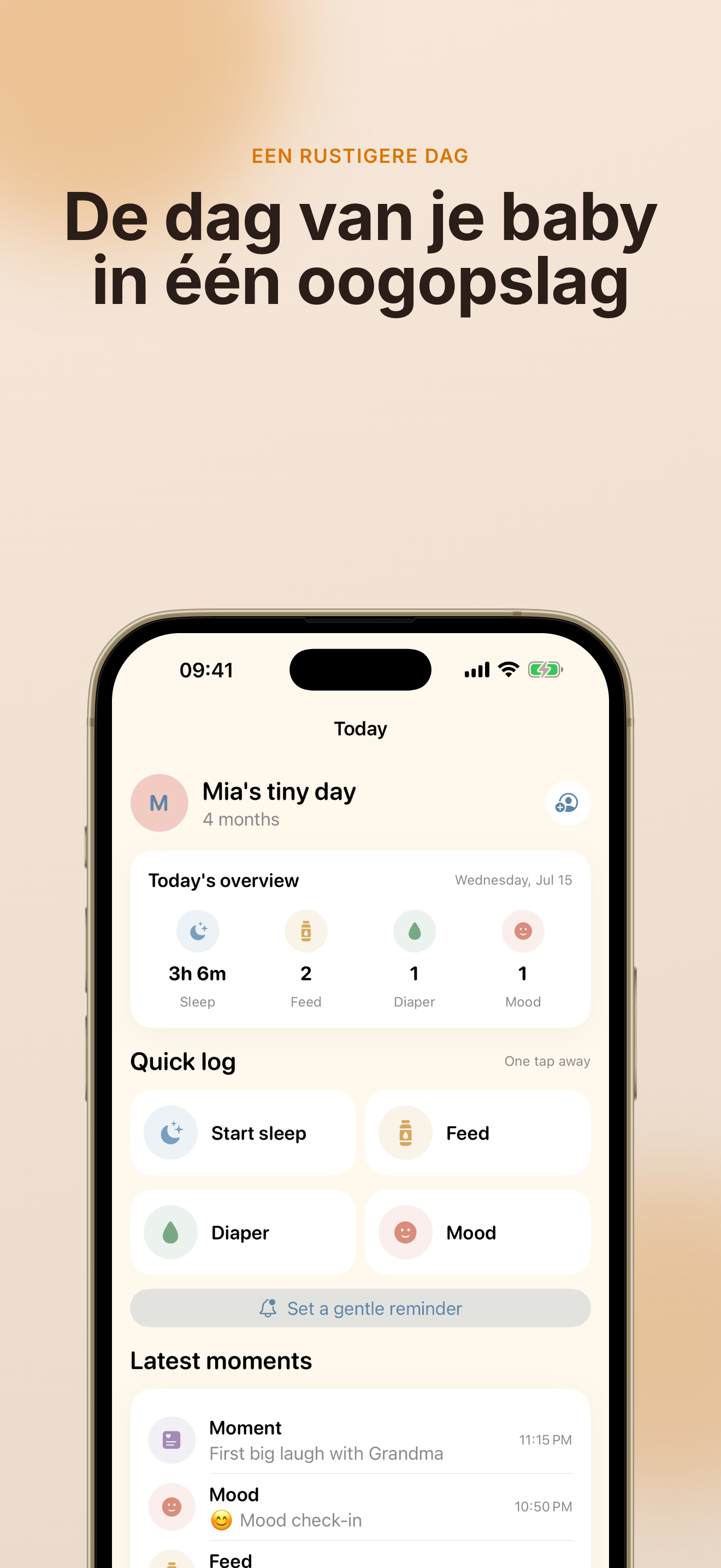 TinyDay Babytracker app-screenshot 1