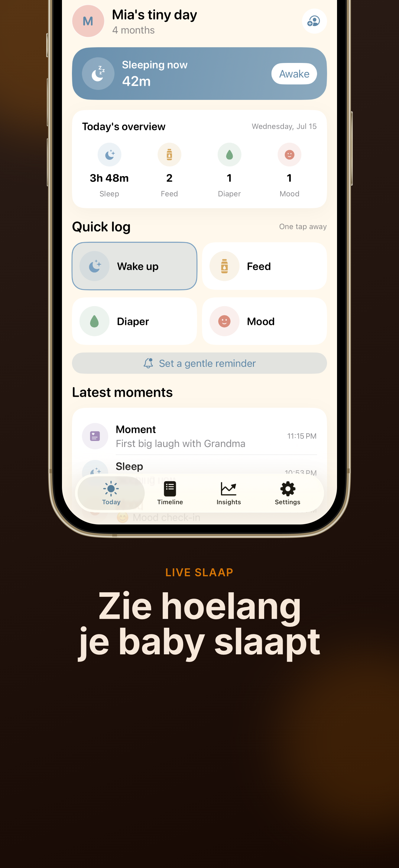 TinyDay Babytracker app-screenshot 2