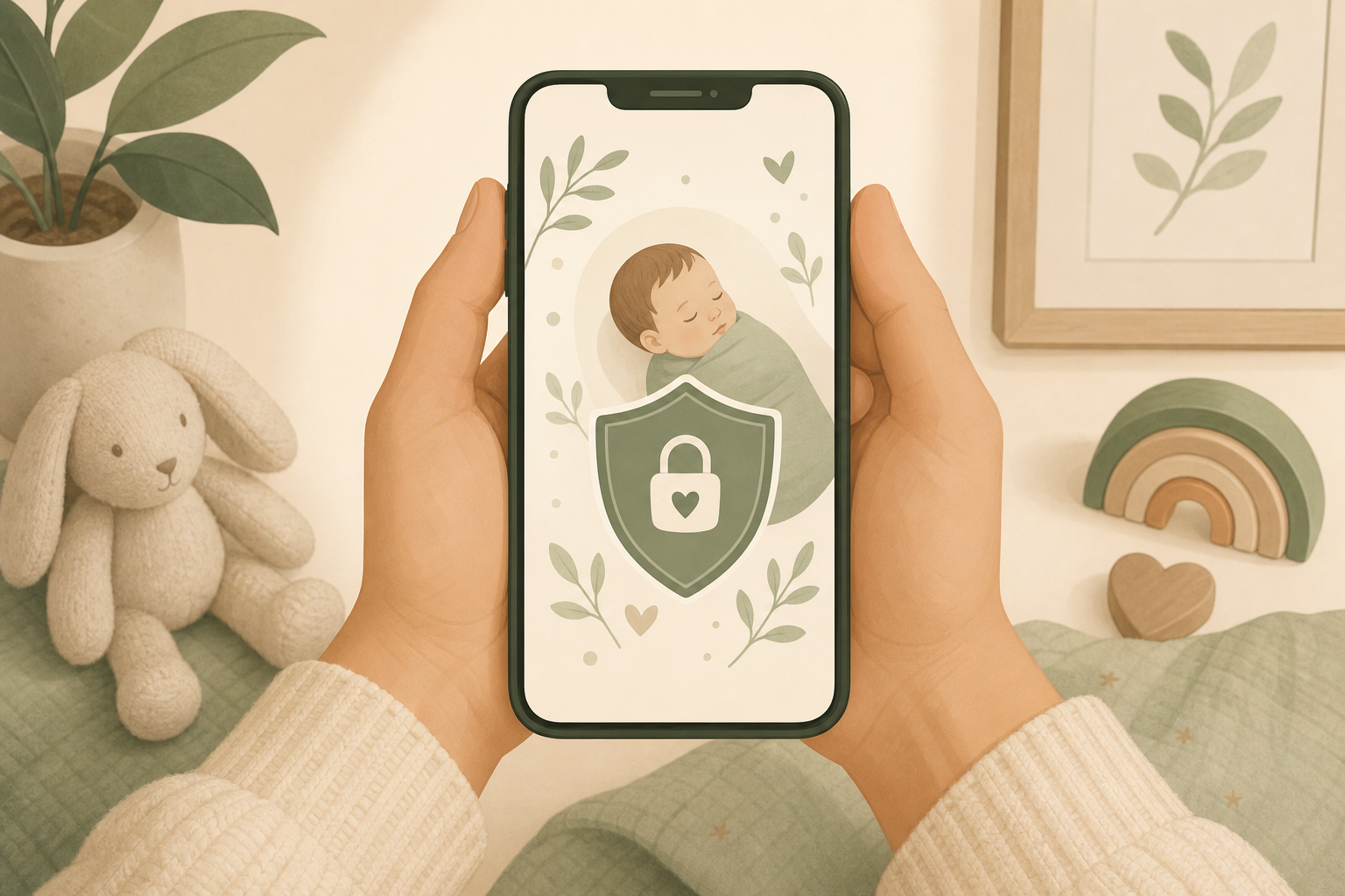 TinyDay Baby Tracker privacy-first data protection