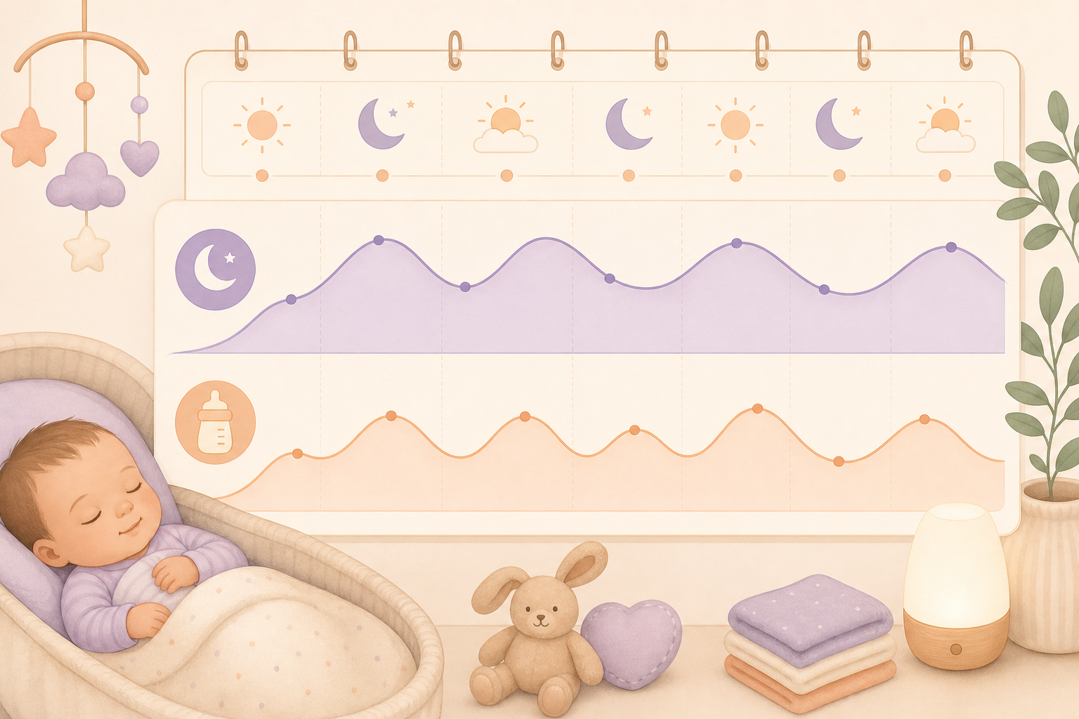 TinyDay Baby Tracker routine patterns and insights